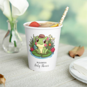 Mystical Enchanted Frog Baby Shower Paper Cups
