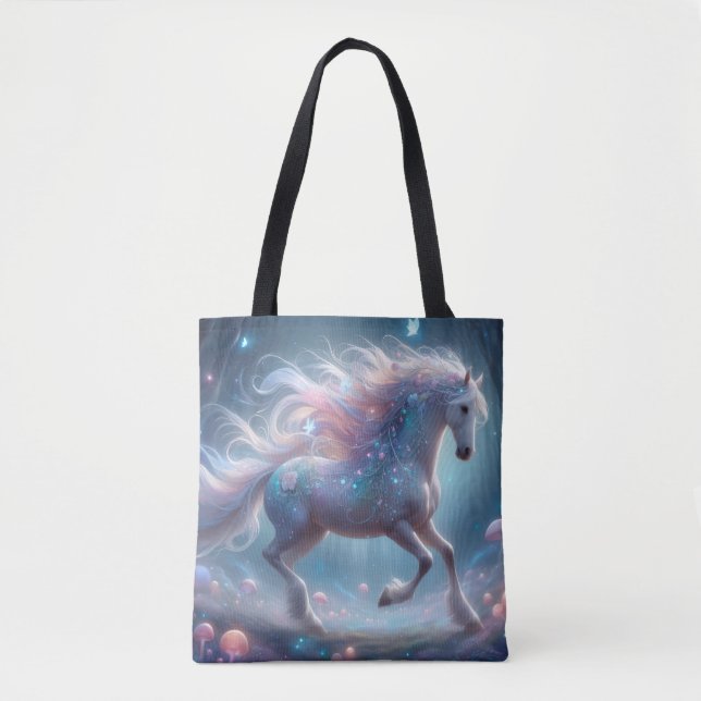 Mystical Enchanted Horse Tote Bag (Front)
