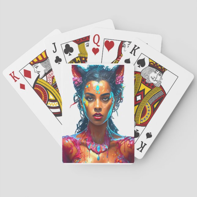 Mystical Enchantress Playing Cards (Back)
