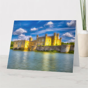 Mystical English Castle Art Card