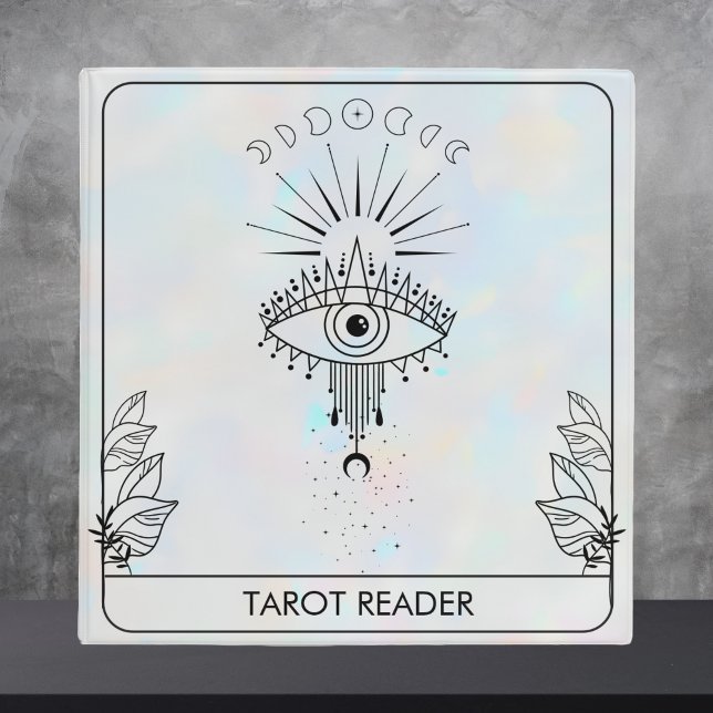 Mystical Evil Eye Celestial Tarot Holographic  Binder (Mystical Evil Eye Celestial Tarot Holographic 3 Ring Binder)