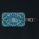 Mystical Eye Roses Vines Magical Boho Colourful   Luggage Tag<br><div class="desc">This hand made pattern makes an awesome luggage tag. Add your own text or change the colours. Check out my shop for more or let me know if you'd like something custom!</div>