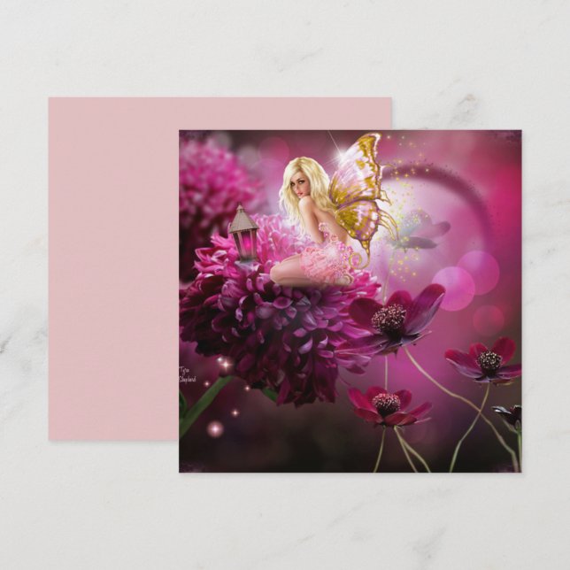 Mystical Fairy Garden Card (Front/Back)