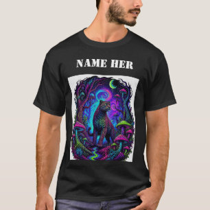 Mystical Fantas leopard Forest Adventure T-Shirt