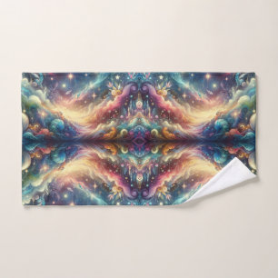 Mystical Fantasy Colourful Celestial Faraway Castl Bath Towel Set