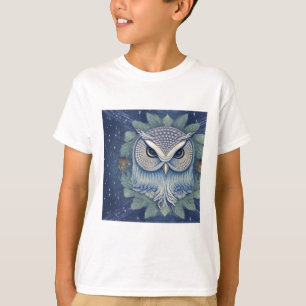 Mystical Fantasy Forest Owl T-Shirt