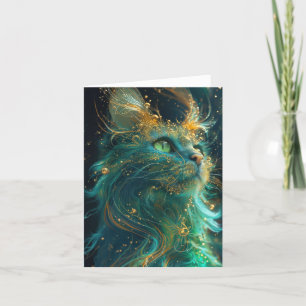 Mystical Feline Card