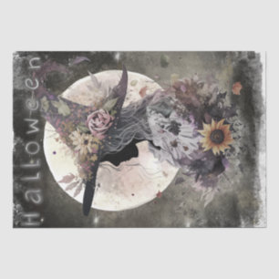 Mystical Floral Witch Tissue Paper