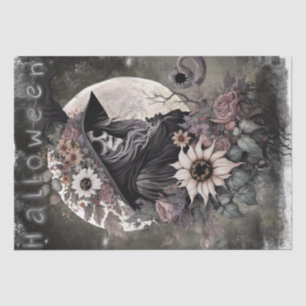 Mystical Floral Witch Tissue Paper