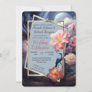 Mystical Flowers of the Supernatural Realm  Invitation