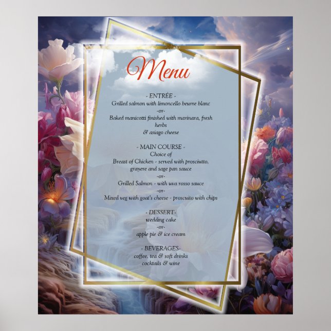 Mystical Flowers of the Supernatural Realm  Poster (Front)