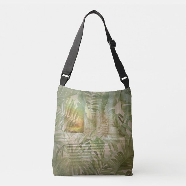 Mystical foliage through the spectacular scenery  crossbody bag (Front)