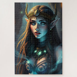 Mystical Forest Elf Jigsaw Puzzle 