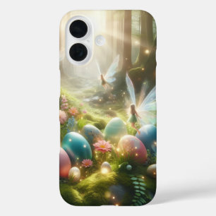 Mystical Forest Fairy Magical Spring Eggs iPhone 16 Case