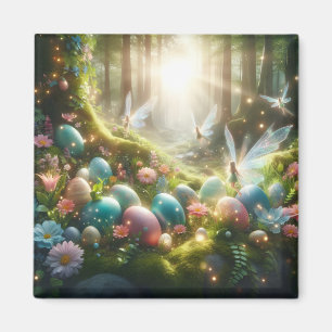 Mystical Forest Fairy Magical Spring Eggs Magnet