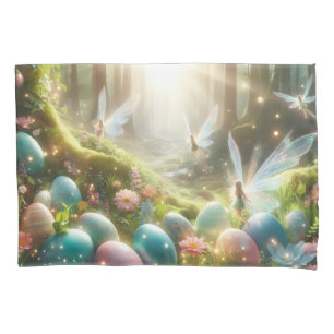 Mystical Forest Fairy Magical Spring Eggs Pillowcase