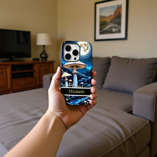 Mystical Forest Mushroom iPhone 16 Pro Case