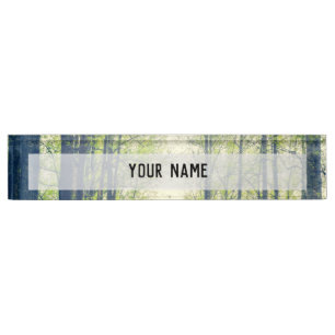 Mystical forest nameplate