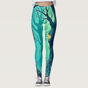 Mystical Forest Watchers Leggings