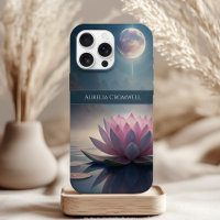 Mystical Full Moon Lotus with Custom Name