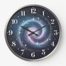 Mystical Galaxy Clock