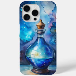 Mystical Galaxy Potion Bottle – Fantasy Celestial iPhone 15 Pro Max Case