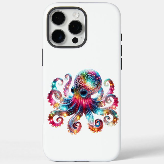 Mystical Glowing Octopus Case-Mate iPhone Case (Back)
