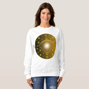 Mystical Golden Zodiac Sagittarius Sweatshirt