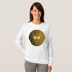 Mystical Golden Zodiac Taurus T-Shirt