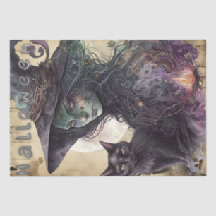 Mystical Gothic Witch Tissue Paper