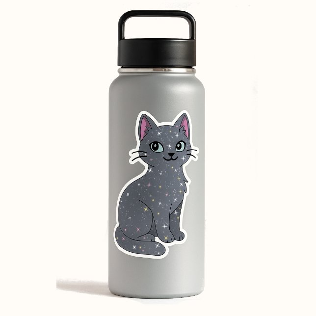 Mystical Grey Sparkle Cat  (Creator Uploaded)