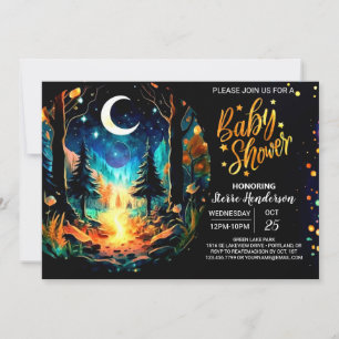 Mystical Grove Boho Baby Shower Invitation