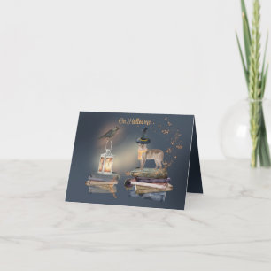 Mystical Halloween Card From the Cat