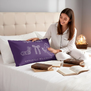 Mystical Hands and Dagger Purple Pillowcase