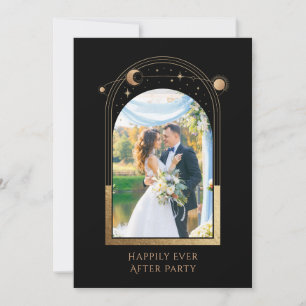 Mystical Happily Ever After Wedding Reception Invitation