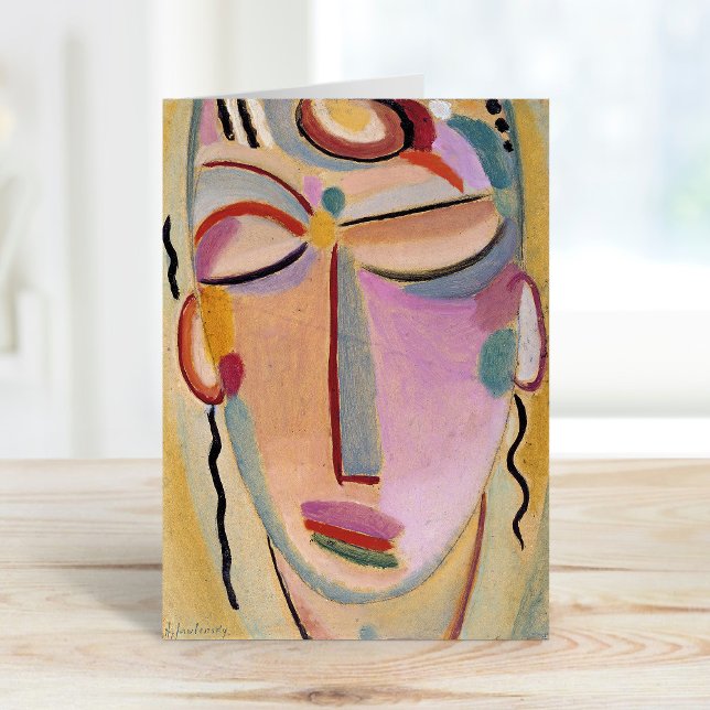 Mystical Head, Meditation | von Jawlensky Card (Creator Uploaded)