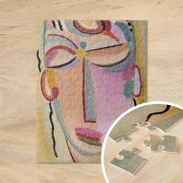 Mystical Head, Meditation | von Jawlensky Jigsaw Puzzle (Creator Uploaded)