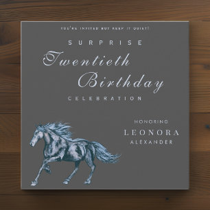 Mystical Horse ANY Surprise Birthday Party Invitation