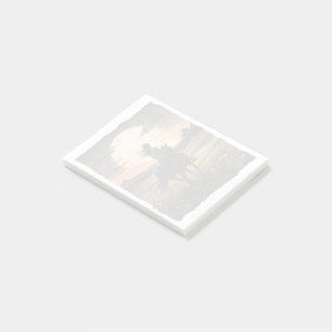 Mystical Horse  & Sunset Design Post-it Notes