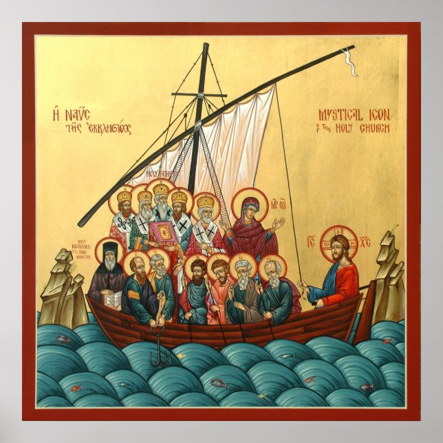 Mystical Icon of the Holy Church Poster (Front)