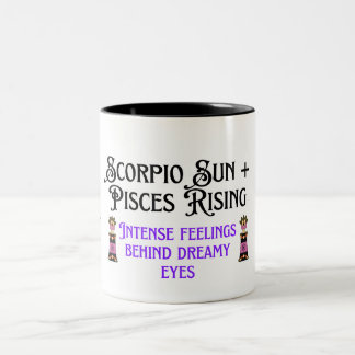 Mystical Intensity - Scorpio Sun, Pisces Rising Zo Two-Tone Coffee Mug