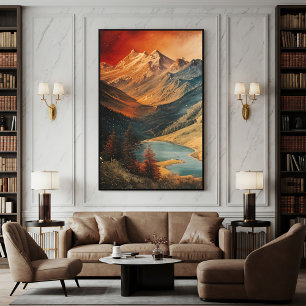 Mystical Lake Reflections Canvas Print