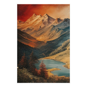 Mystical Lake Reflections Poster