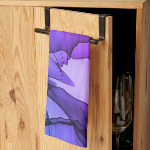 Mystical Layer of Plum Kitchen Towel