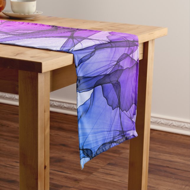 Mystical Layer of Plum Long Table Runner (In Situ)