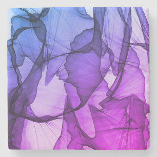 Mystical Layer of Plum Stone Coaster