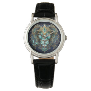 Mystical Leo Zodiac Artwork Watch