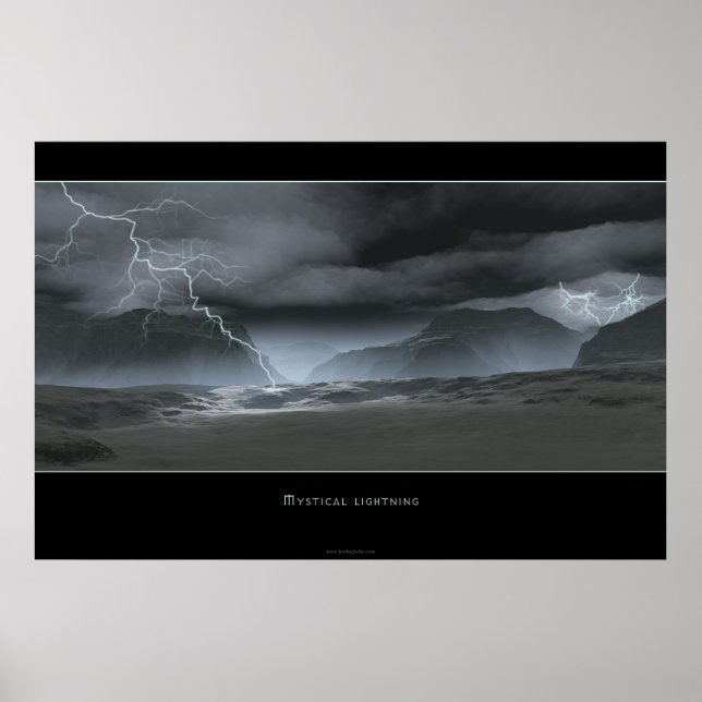 Mystical Lightning Poster (Front)