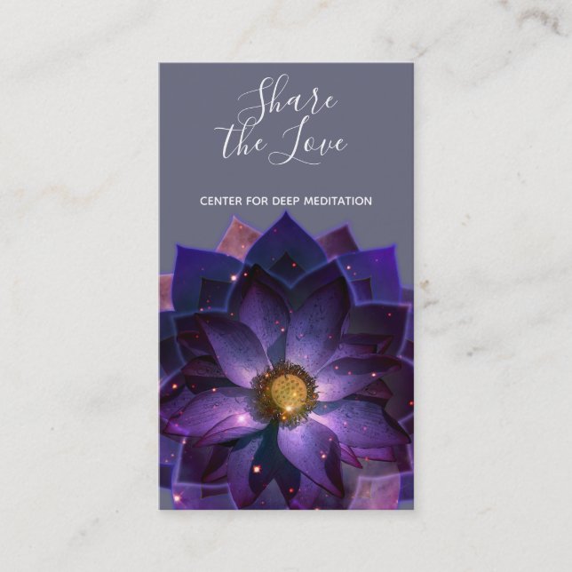 Mystical Lotus Flower Mandala | New Age Referral (Front)
