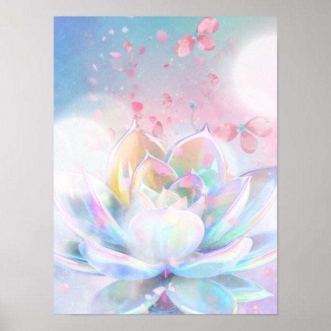 Mystical Lotus  Poster (Front)